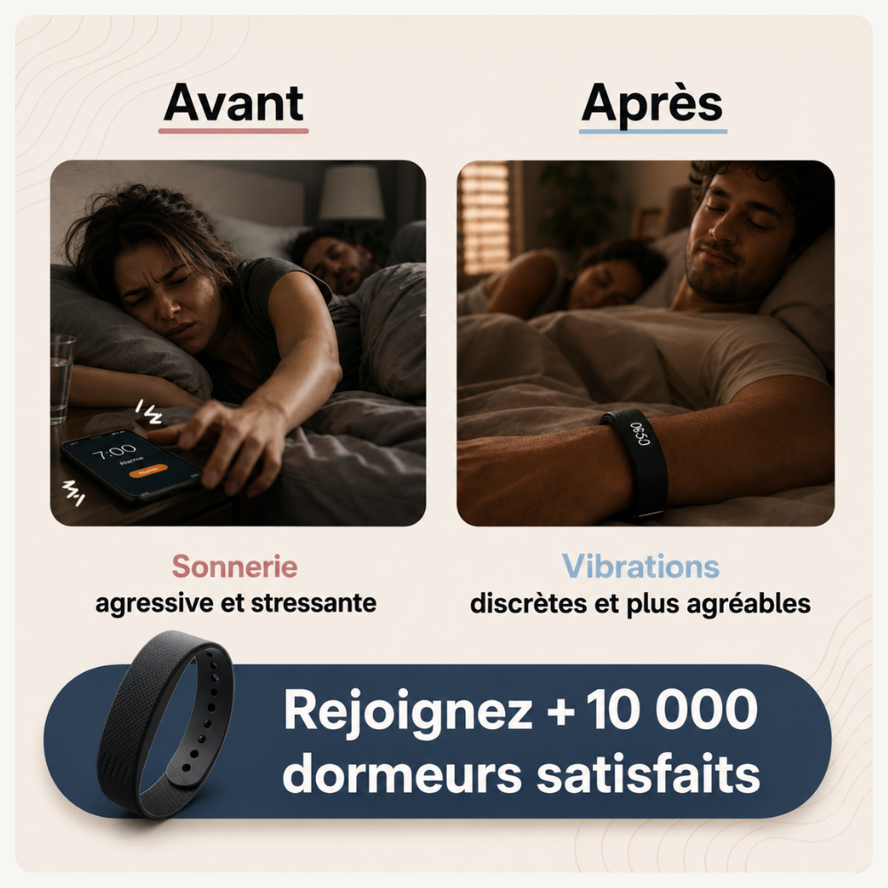 Bracelet réveil vibrant